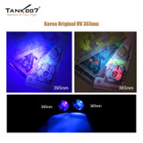 Tank007 UV122 NDT forensic dual LED torch white uv 365 flash light black light flashlight torchlight rechargeable 365nm flashlight uv 