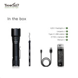 High Power 20W  Waterproof Flash Light Set Powerful Rechargeable Battery Tactical Torch Flashlights