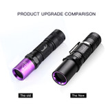 Tank007 UV320 uv anti-counterfeiting blacklight torch 365nm black light flashlights LED ultraviolet flash light 365 nm uv flashlight