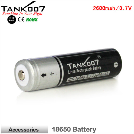 TANK007 18650 Li-ion  battery