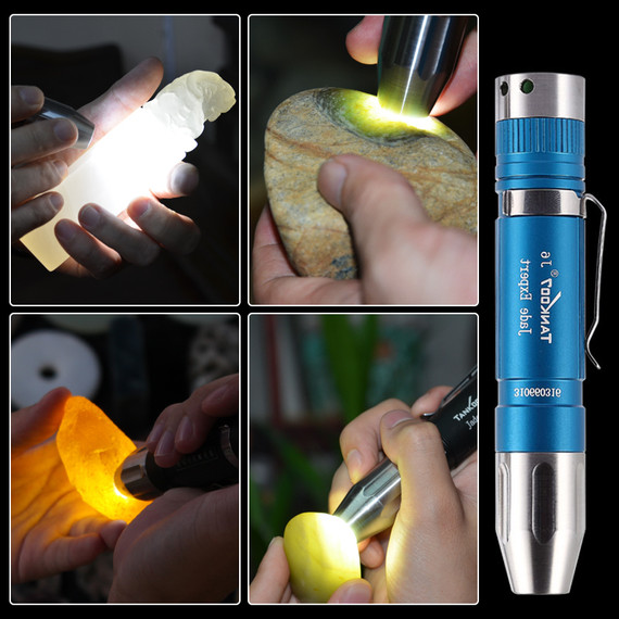TANK007 Jade appraisal flashlight antique appraisal led flashlight torch J6