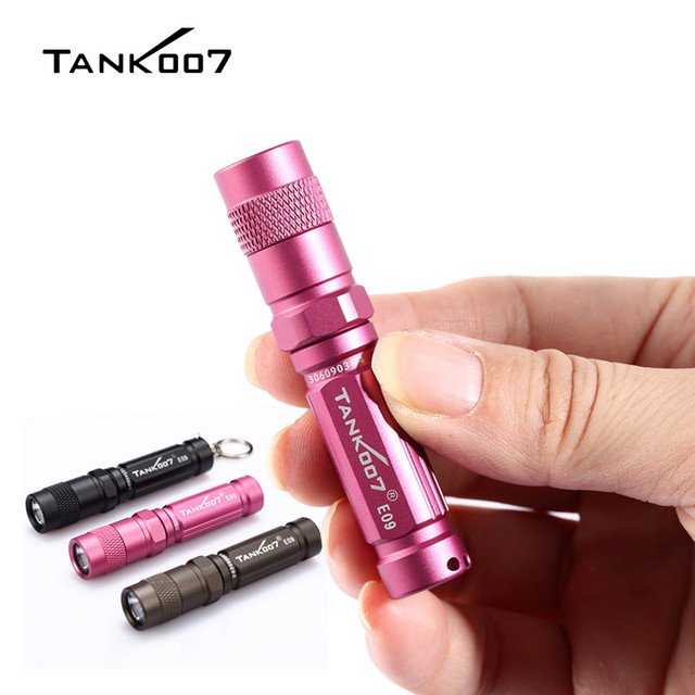Mini portable gift led keychain flashlight led torch  AAA battery TANK007 E09