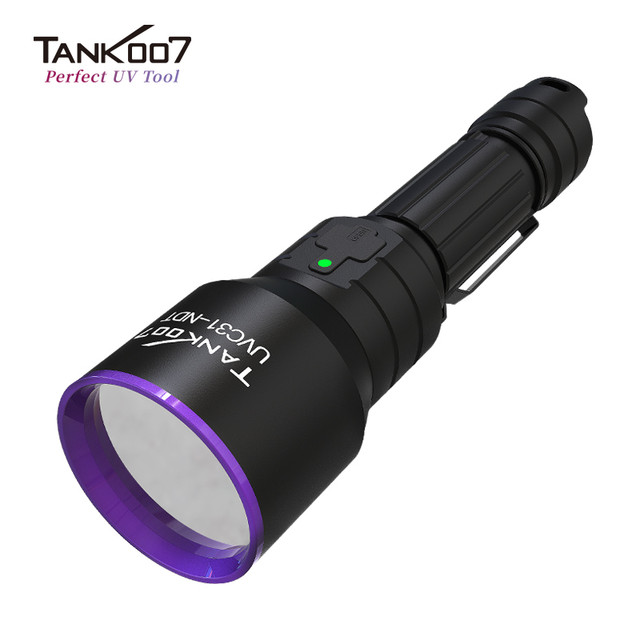 TANK007 UVC31 NDT 365nm UV flashlight non destructive testing LED Black Light Portable  Inspection UV Torchlight