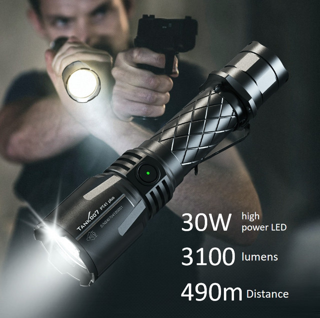 TANK007 PT41Plus patrol security dual-use strong light flashlight LED three-switch high-brightness flashlight TANK007 PT41Plus patrol security dual-use strong light flashlight LED three-switch high-brightness flashlight