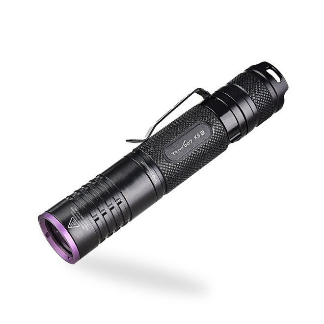 Tank007 K9-A5 USB 365nm NDT forensic UV torch ultraviolet blacklight torchlight flash light led 365 nm UV flashlight black light