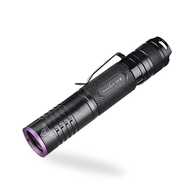 Tank007 K9-A5 USB 365nm UV torch ultraviolet blacklight flashlight