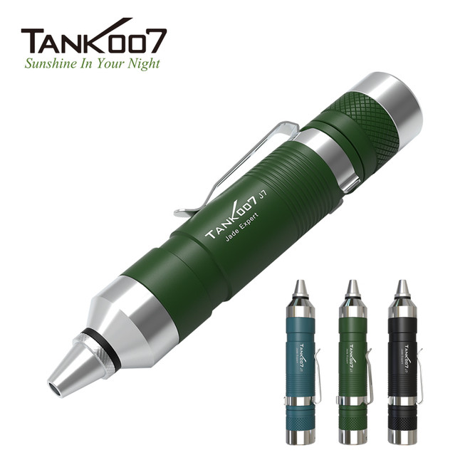 Tank007 J7 Jewelry Identification Flashlight - Jade and