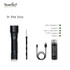 TANK007 KZ01 High Power 20W Waterproof Flash Light Kit Powerful Rechargeable Battery Flashlight