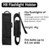 TANK007 NEW High Quality Rubber Nylon LED Flashlight Holster Pouch Torch Holder H1~H8