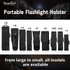 TANK007 NEW High Quality Rubber Nylon LED Flashlight Holster Pouch Torch Holder H1~H8