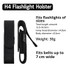 TANK007 NEW High Quality Rubber Nylon LED Flashlight Holster Pouch Torch Holder H1~H8