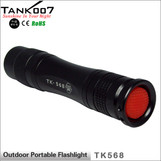 TANK007 TK568 LED flashlight 130lumens torch torches with lanyard O-ring Silicon cap