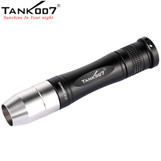 TANK007 TK568 LED Antique Gemstone Jewel Jade Flashlight Torch Yellow Light