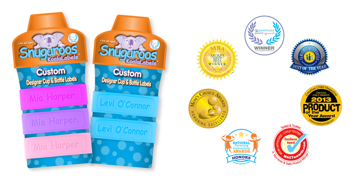 3D Baby Bottle Bands | Personalized Daycare Labels | Baby Bottle Labels | Personalized Sippy Cup ...