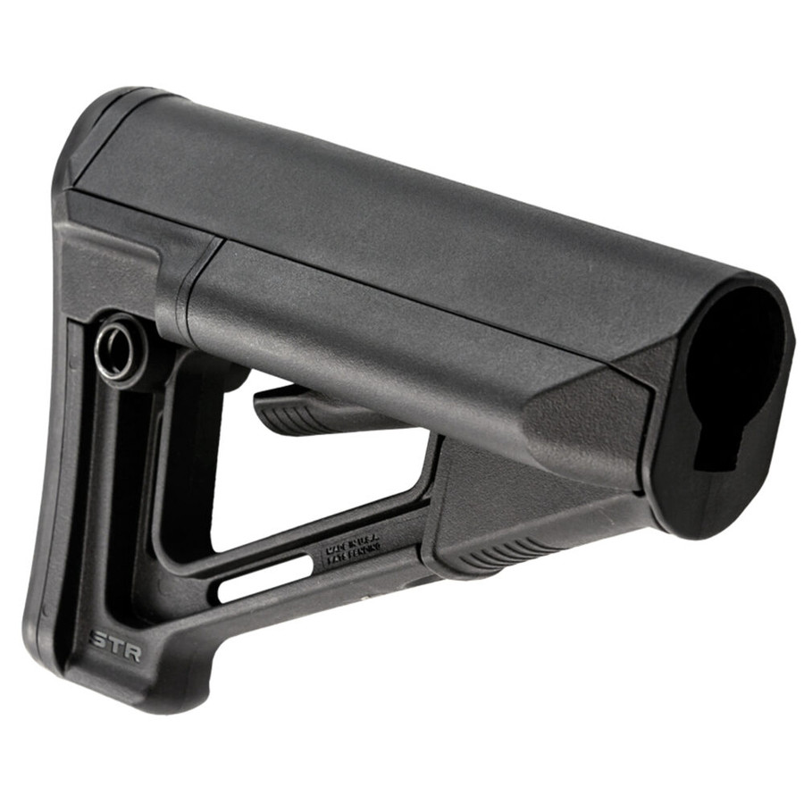 Magpul Industries, STR Stock, Fits AR-15, Mil-Spec, Black Magpul Industries, STR Stock, Fits AR-15, Mil-Spec, Black