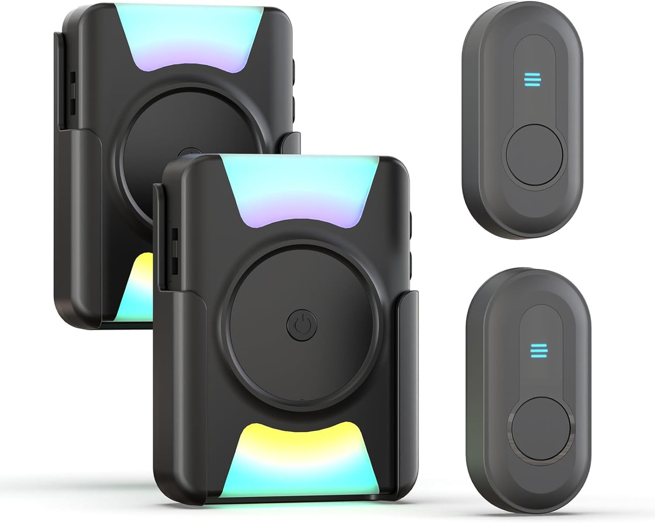 Fully Charged Ring Doorbell Flashing Blue Light Charging Station