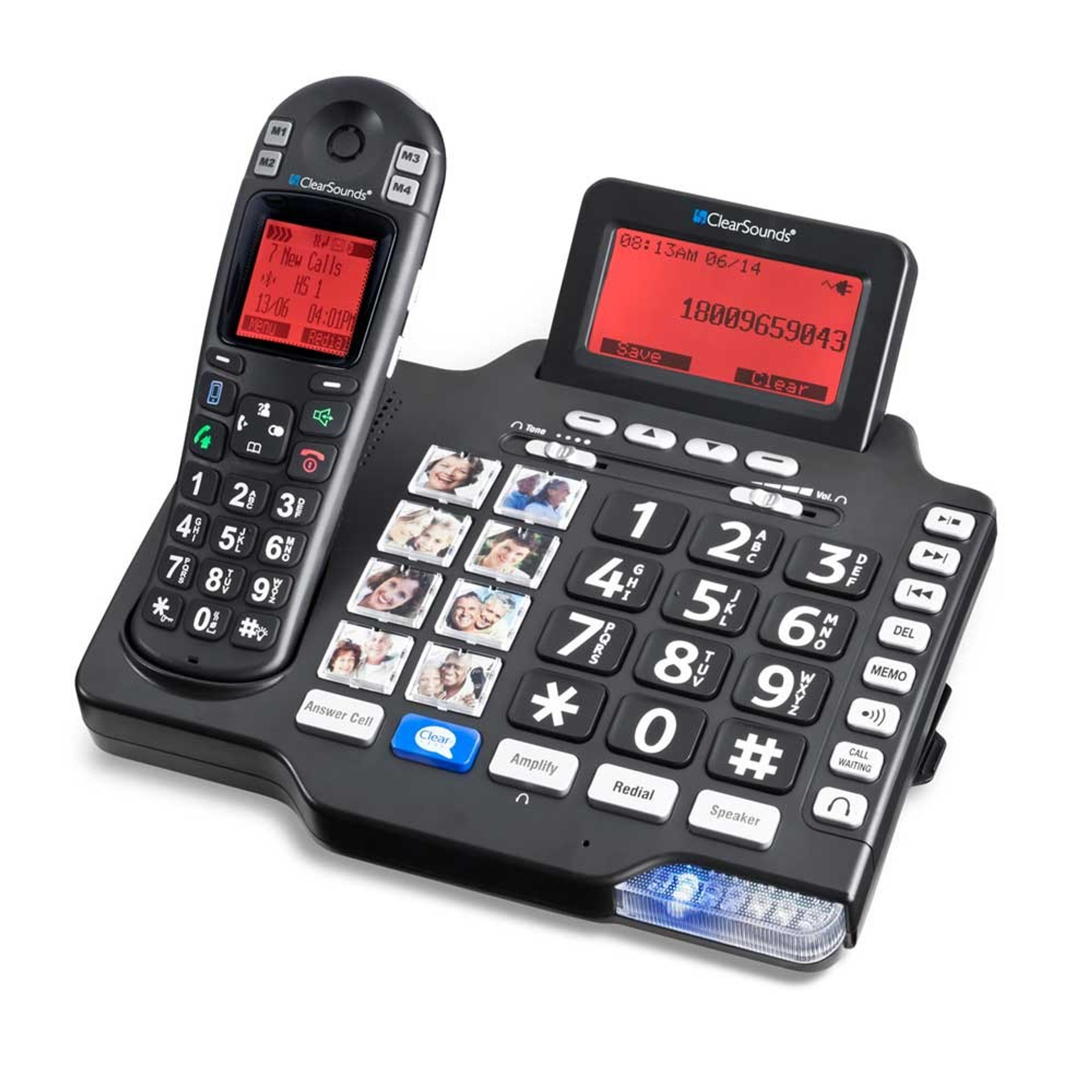 Buy Clarity XLC3.4 Amplified 50dB Cordless Phone w/Extra Handset