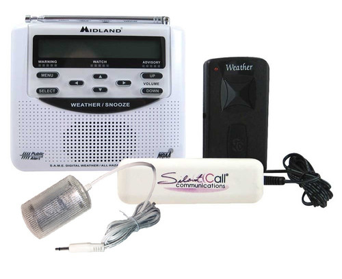 Midland Weather Alert Radio with Light and Bed Shaker
