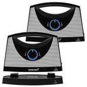 Sereonic Wireless Dual Wireless TV Speaker Set