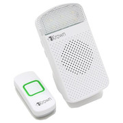 Krown LookOut Wireless Loud & Flashing Doorbell Pager Kit