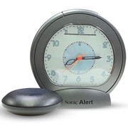 Sonic Boom SBA475SS Analog Alarm Clock w/12V Bed Shaker