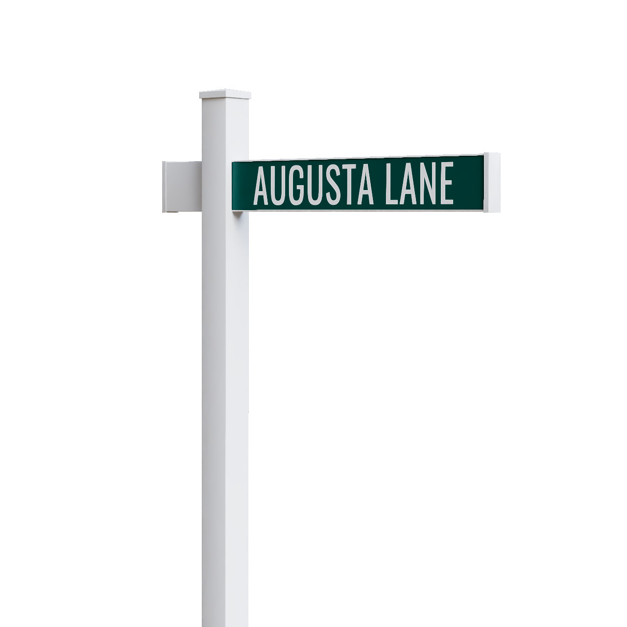 Vinyl Street Sign Post System with Single Blade