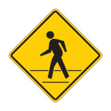 Pedestrian Advance Sign Pedestrian Advance Sign