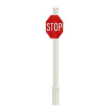 Vinyl Informational Street Sign Post