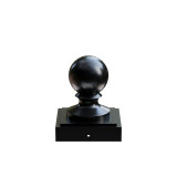 3" Ball and Cap