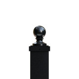 3" Ball and Cap