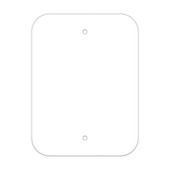 Painted - Aluminum Rectangle Sign Blank (Portrait) Painted - Aluminum Rectangle Sign Blank (Portrait)
