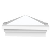 4" Princeton Cap White