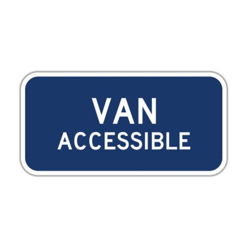 Van Accessible Sign Van Accessible Sign