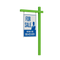 Custom Coloured Aluminum Real Estate Sign Posts