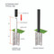 3"x3" Aluminum Post Extensions (2 Pack) 3"x3" Aluminum Post Extensions (2 Pack)