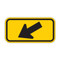 Downward Diagonal Arrow Sign