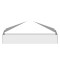 4" Pyramid Cap White