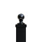 3" Ball and Cap