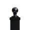 4" Ball and Cap - Black