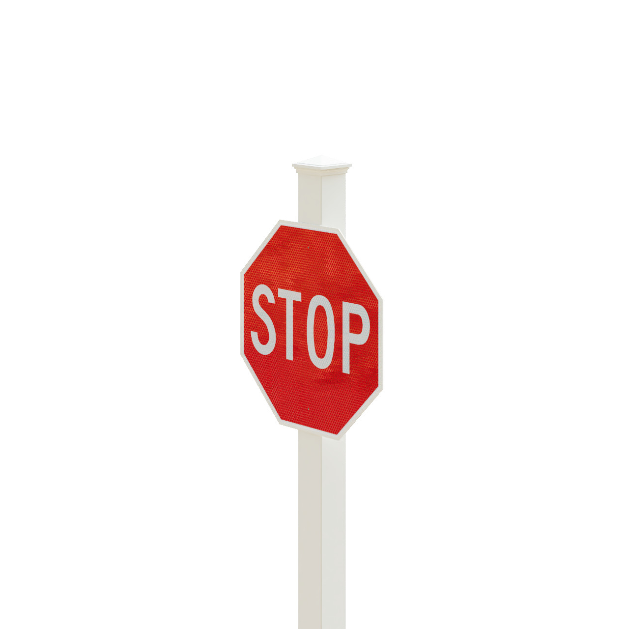 Vinyl Informational Street Sign Post
