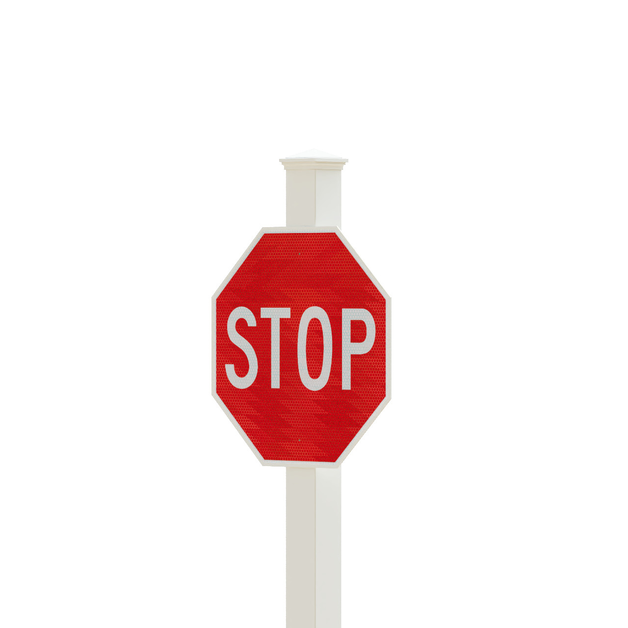 Vinyl Informational Street Sign Post