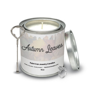 Autumn Leaves - Paint Can Jewelry Candles Autumn Leaves - Paint Can Jewelry Candles