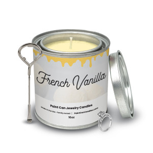 French Vanilla - Paint Can Jewelry Candles French Vanilla - Paint Can Jewelry Candles