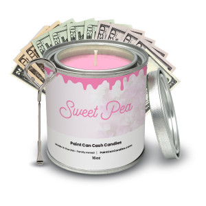 Sweet Pea - Paint Can Cash Candles Sweet Pea - Paint Can Cash Candles