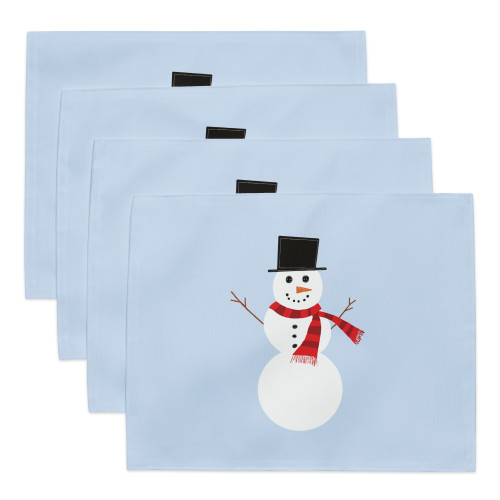 Snowman Holiday Placemat Set