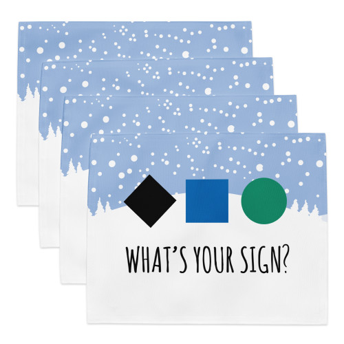What's Your Sign Placemat Set