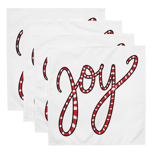 Joy Holiday Cloth napkin set