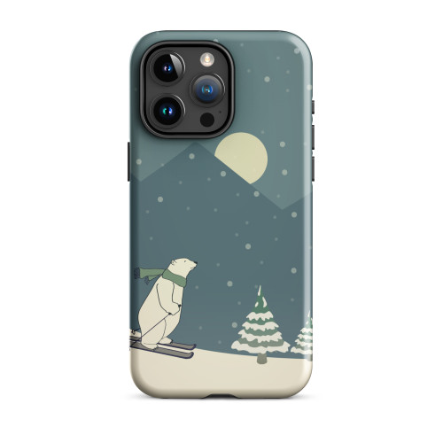 Skiing Polar Bear Tough Case for iPhone®