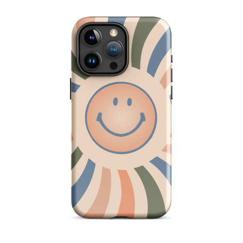 Retro Rainbow Smile Face Tough Case for iPhone®