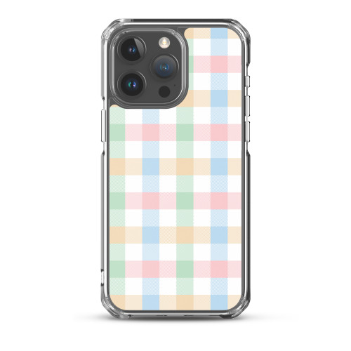 Pastel Colors Plaid Case for iPhone®